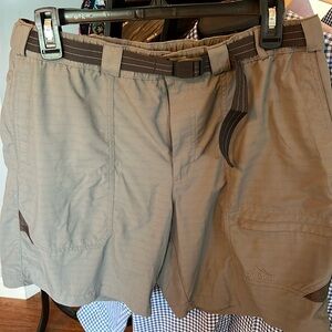 L.L. Bean gray Swift River water/swim shorts